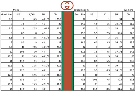 mens gucci shoe size chart